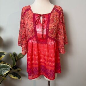 OLIVE HILL Women's Bohemian Top ~ Medium